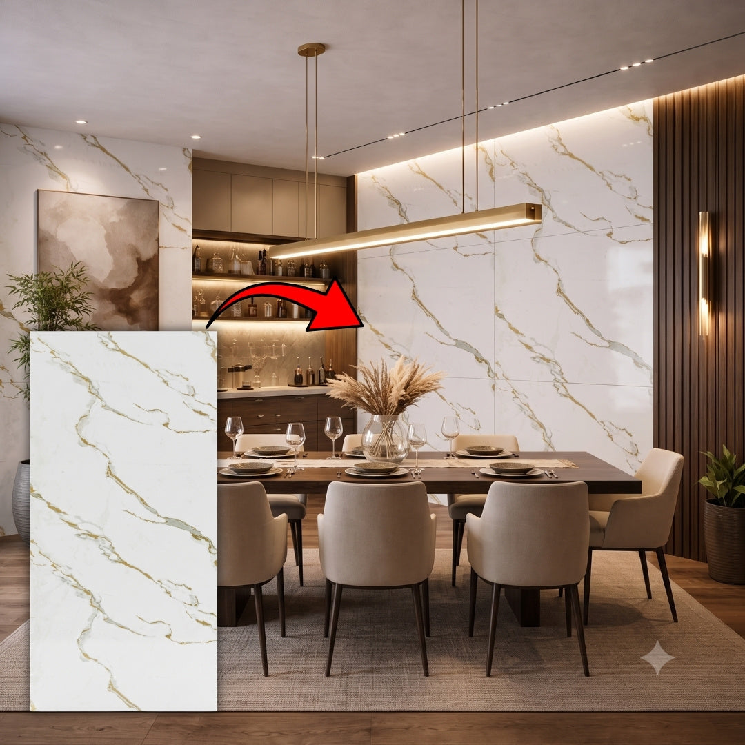 UV Marble Wall Panels in Bangladesh 4ftx8ft Waterproof and Fireproof