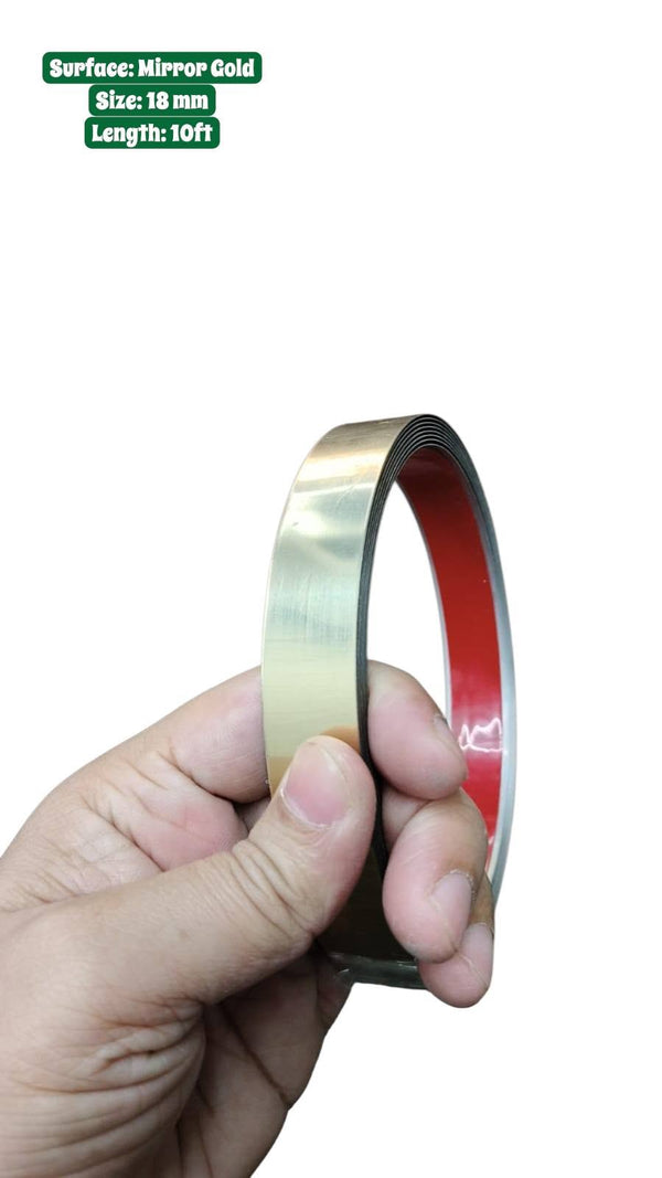 Luxury Metallic SS Interior Trim Tape (18mm & 25mm)