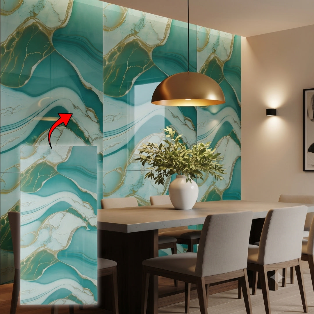 UV Marble Wall Panels in Bangladesh 4ftx8ft Waterproof and Fireproof