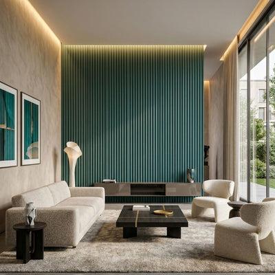 6 Inches WPC Louver – 6 x 114 Inches Durable Wood-Plastic Composite Panel