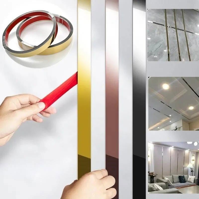 Luxury Metallic SS Interior Trim Tape (18mm & 25mm)
