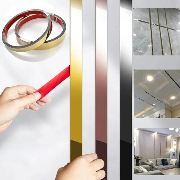Luxury Metallic SS Interior Trim Tape (18mm & 25mm)
