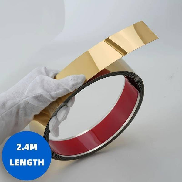 Luxury Metallic SS Interior Trim Tape (18mm & 25mm)