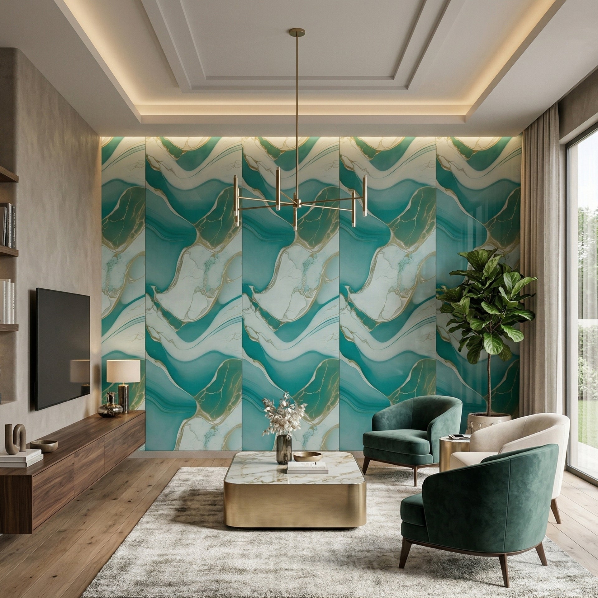 Bamboo Charcoal Board – Eco-Friendly Decorative Wall & Ceiling Panel(4/8 Feet)