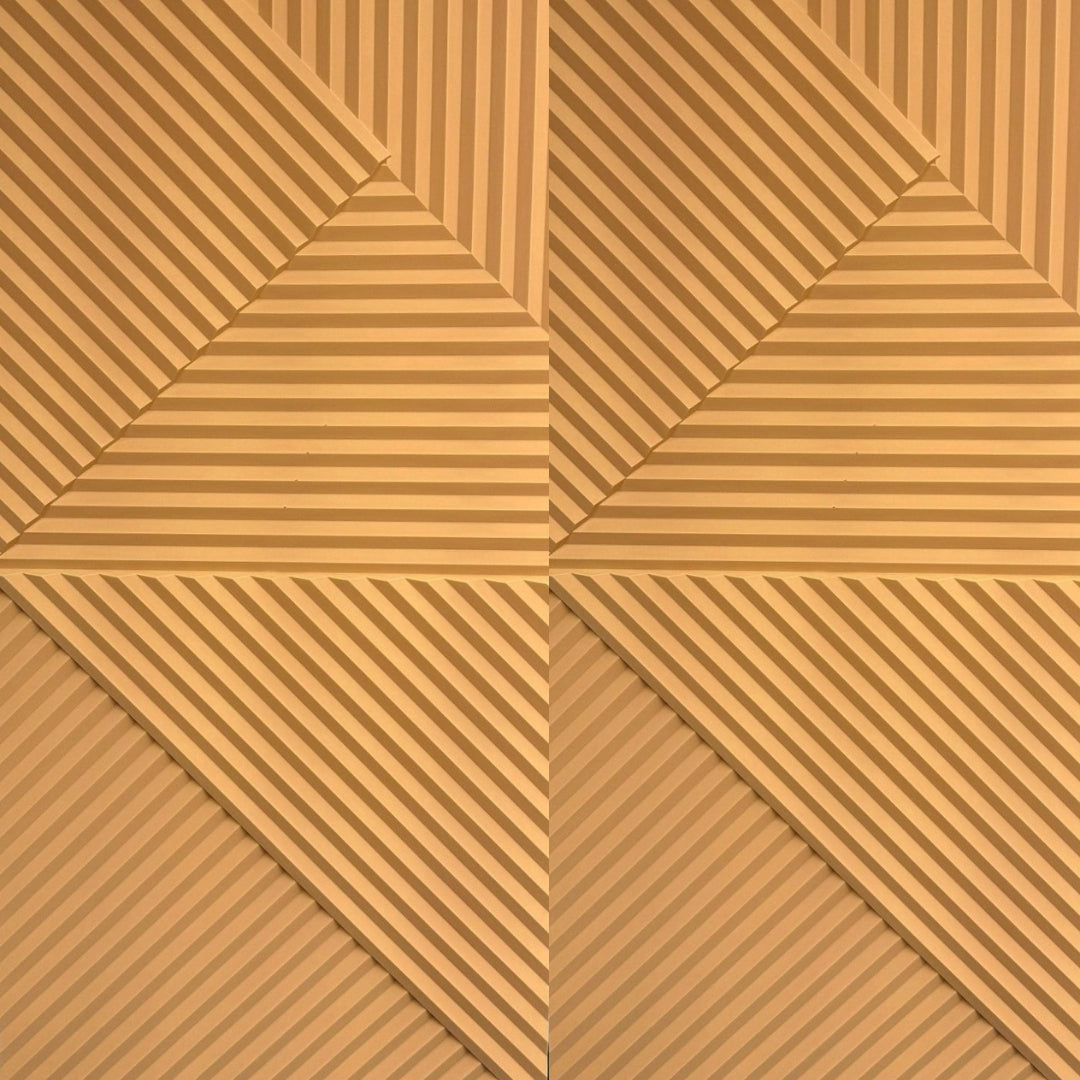 PU Stone – Criss Cross Pattern Decorative Wall Panel (2 ft x 4 ft)