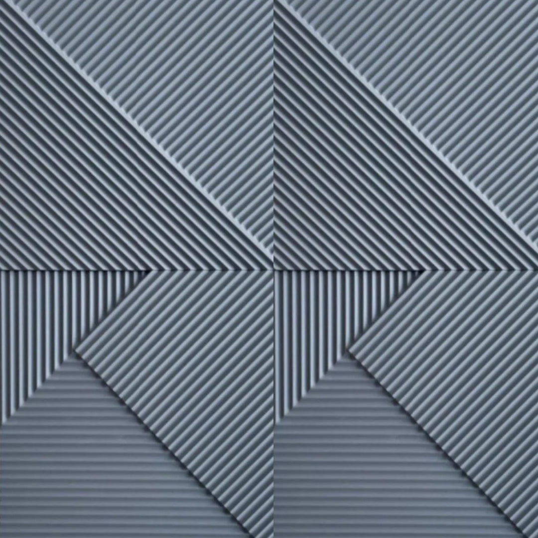 PU Stone – Criss Cross Pattern Decorative Wall Panel (2 ft x 4 ft)