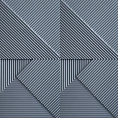 PU Stone – Criss Cross Pattern Decorative Wall Panel (2 ft x 4 ft)