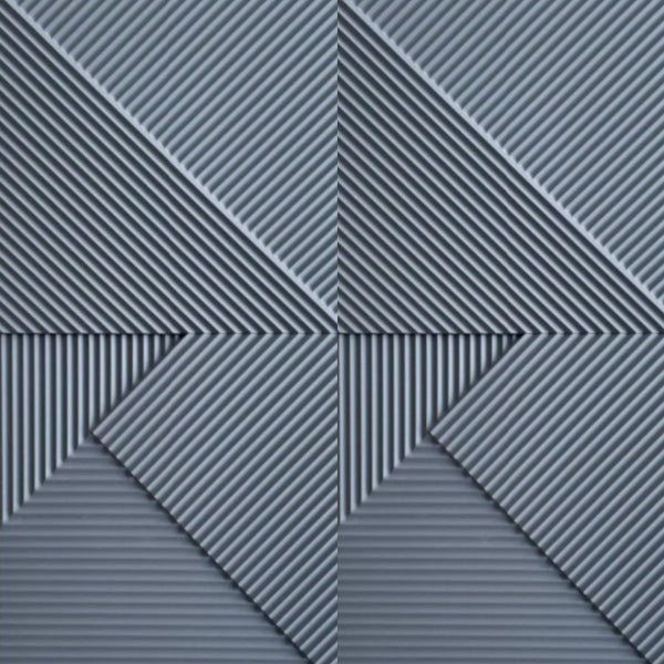 PU Stone – Criss Cross Pattern Decorative Wall Panel (2 ft x 4 ft)