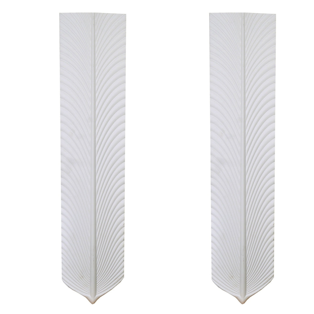 PU Stone – Feather Pattern Decorative Wall Panel (2 ft x 4 ft)
