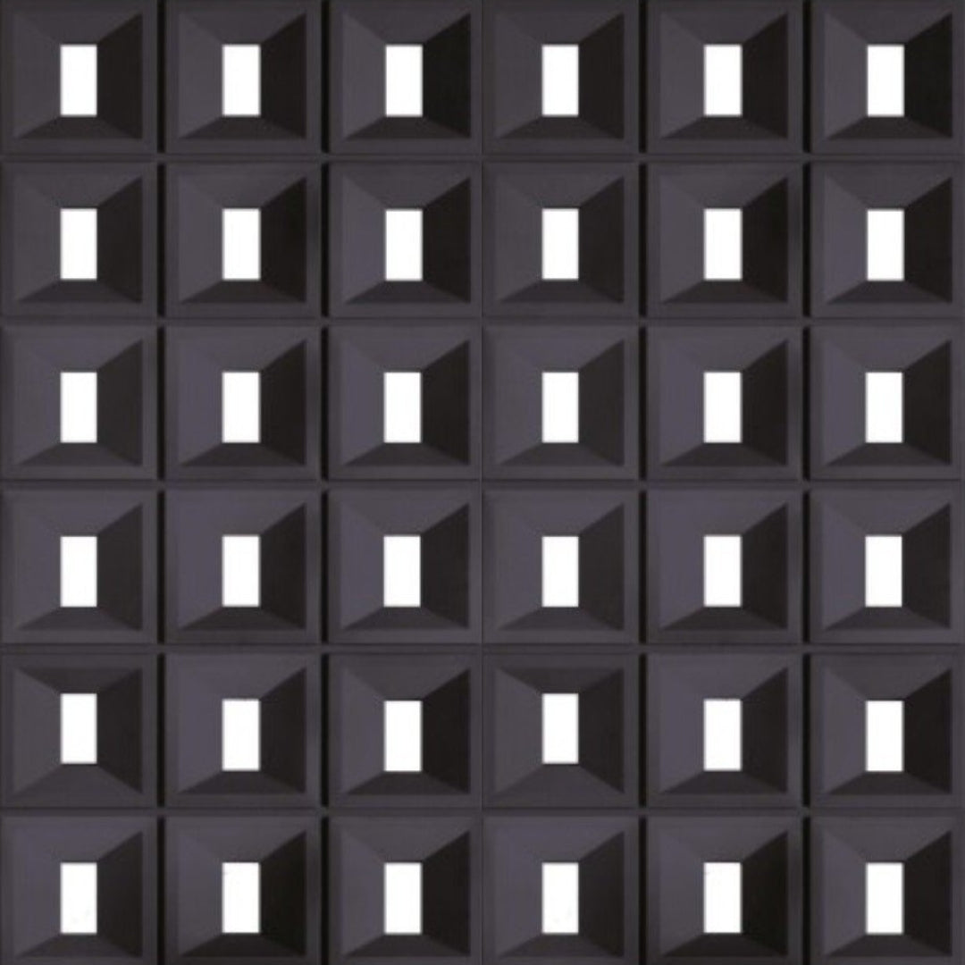PU Stone – Rectangle Grid Pattern Decorative Wall Panel (2 ft x 4 ft)