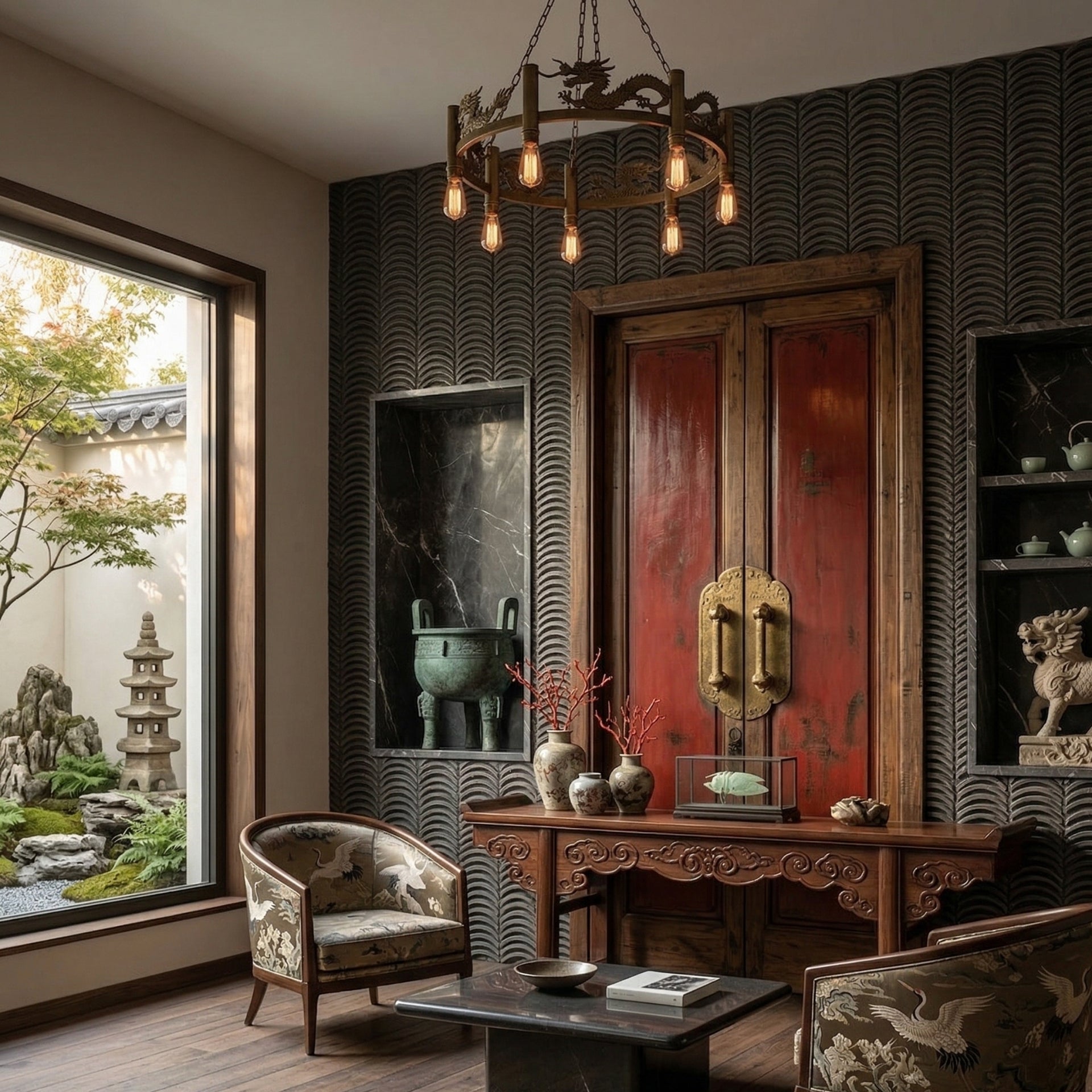 PU Stone – Ancient Tiles Pattern 3D Decorative Wall Panel (2 ft x 4 ft)