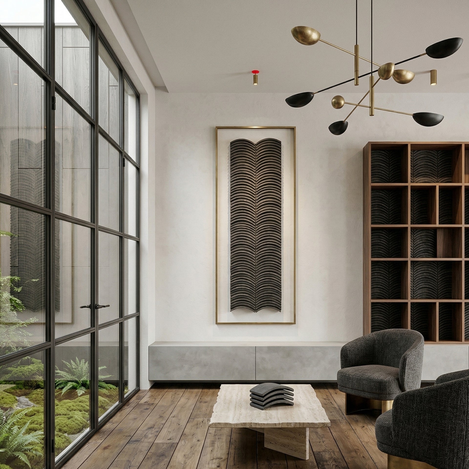 PU Stone – Ancient Tiles Pattern 3D Decorative Wall Panel (2 ft x 4 ft)