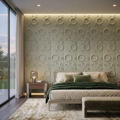 PU Stone – Moon Pattern Decorative Wall Panel (2 ft x 4 ft)