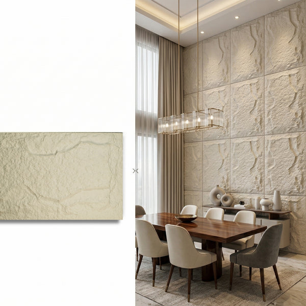 PU Stone – Rock Pattern Decorative Wall Panel (2 ft x 4 ft)