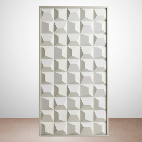 PU Stone – Zigzag Pattern Decorative Wall Panel (2 ft x 4 ft)