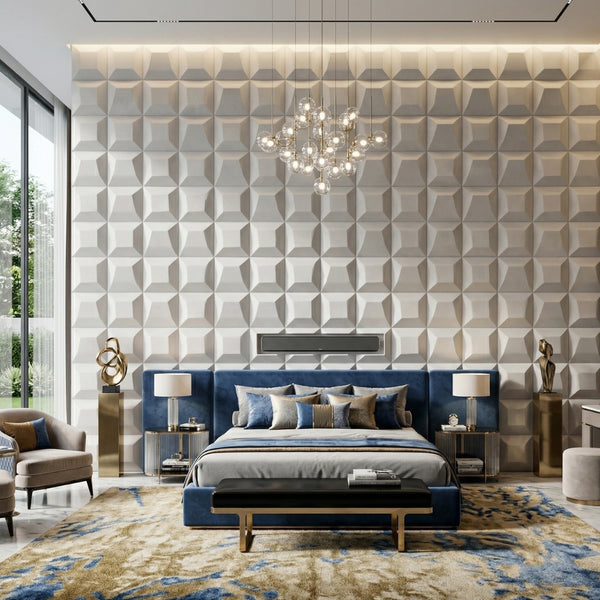 PU Stone – Zigzag Pattern Decorative Wall Panel (2 ft x 4 ft)