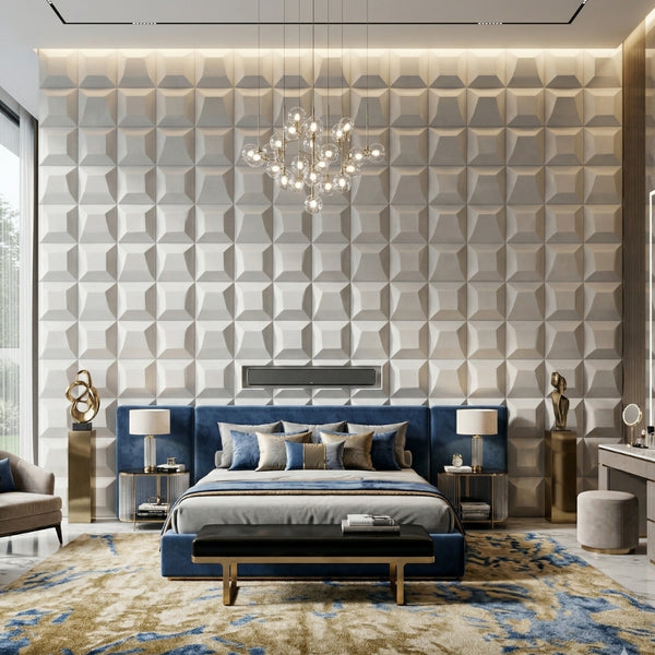 PU Stone – Zigzag Pattern Decorative Wall Panel (2 ft x 4 ft)