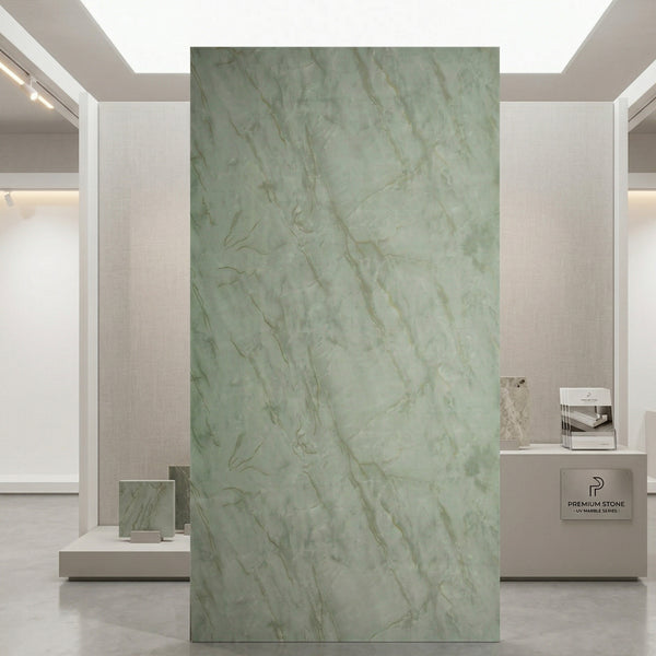 UV Marble Sheet – High-Gloss Decorative Wall Panel (4 ft x 8 ft)