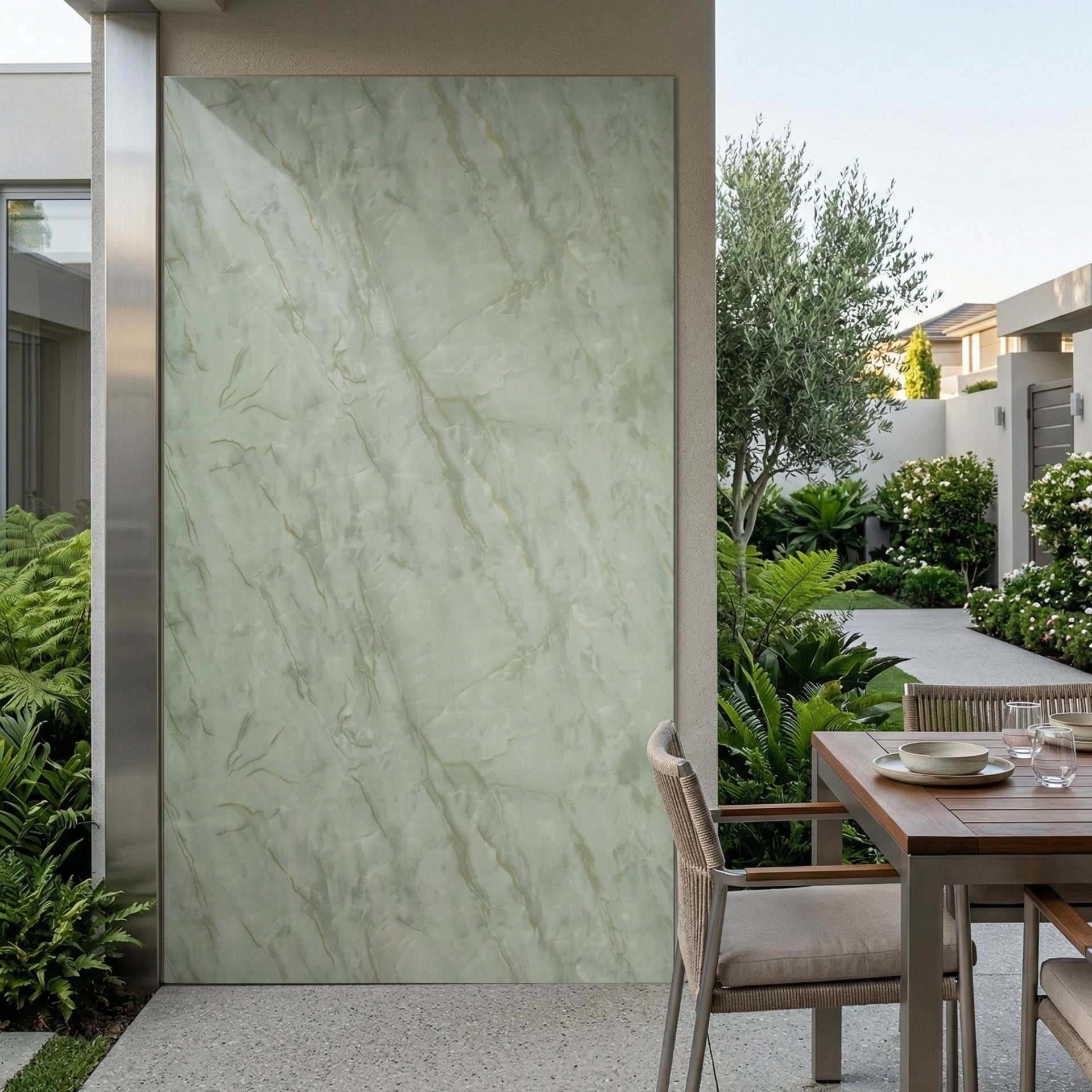UV Marble Sheet – High-Gloss Decorative Wall Panel (4 ft x 8 ft)