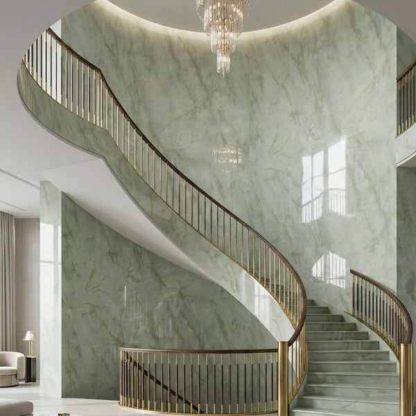 UV Marble Sheet – High-Gloss Decorative Wall Panel (4 ft x 8 ft)