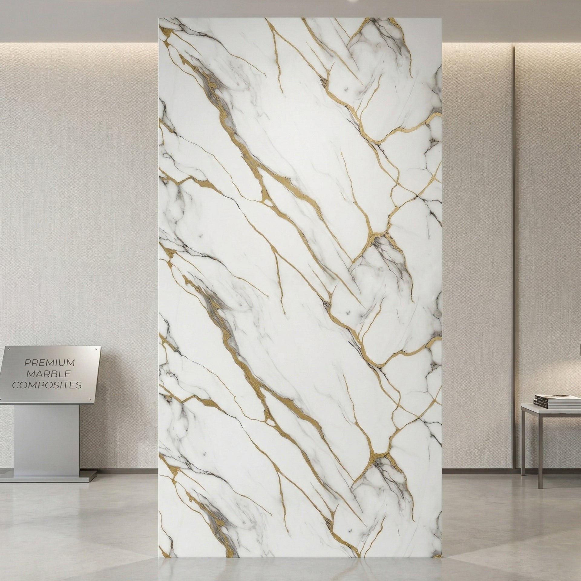 UV Marble Sheet – High-Gloss Decorative Wall Panel (4 ft x 8 ft)