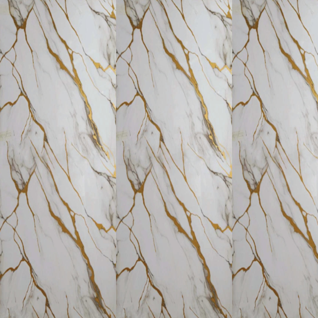 UV Marble Sheet – High-Gloss Decorative Wall Panel (4 ft x 8 ft)